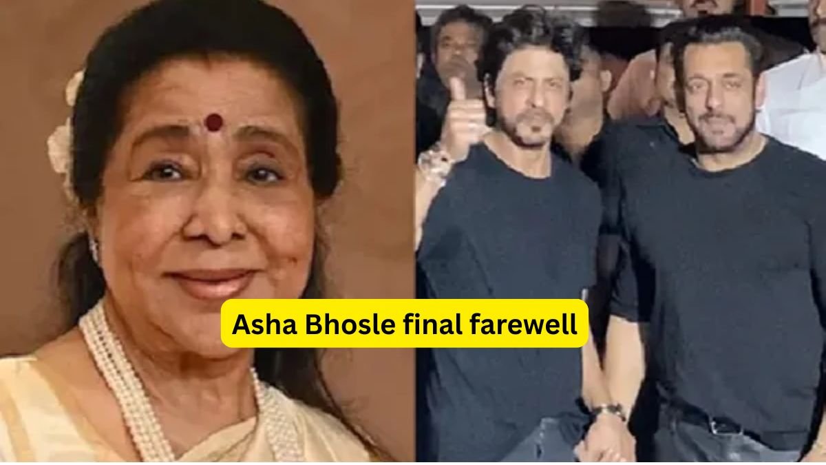 Asha Bhosle final farewell